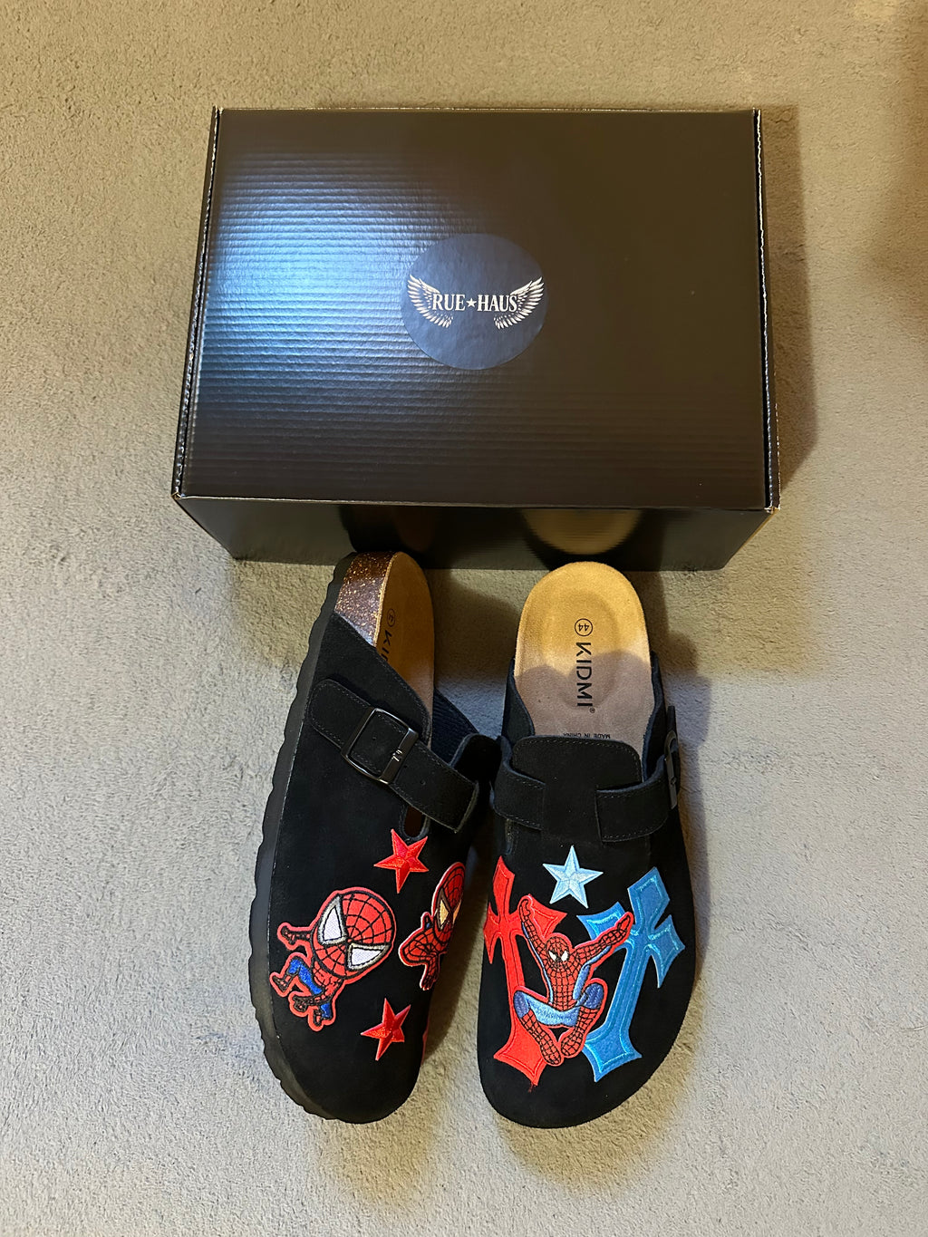 Custom Spider-Man Patch Clogs