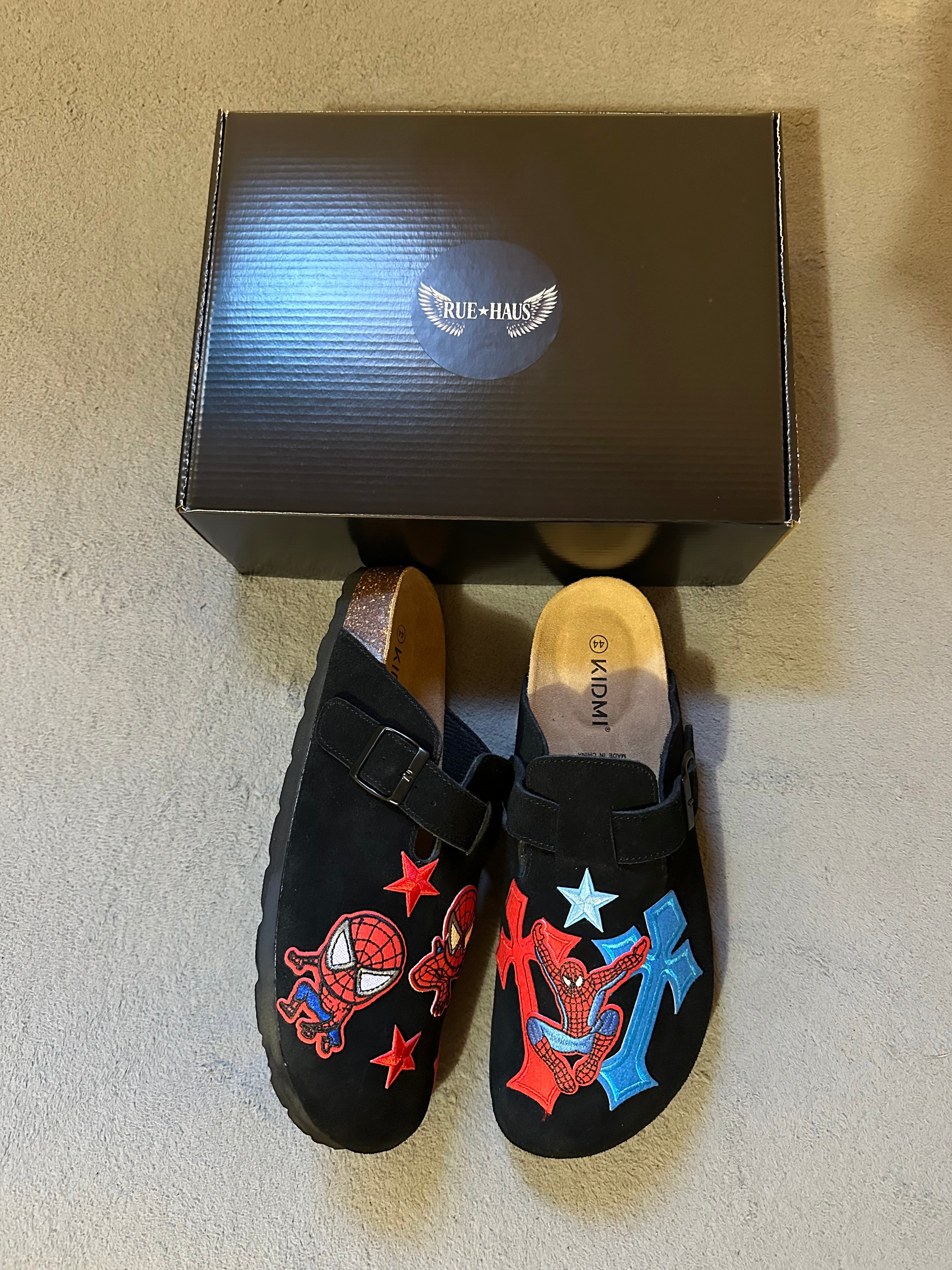 Custom Spider-Man Patch Clogs