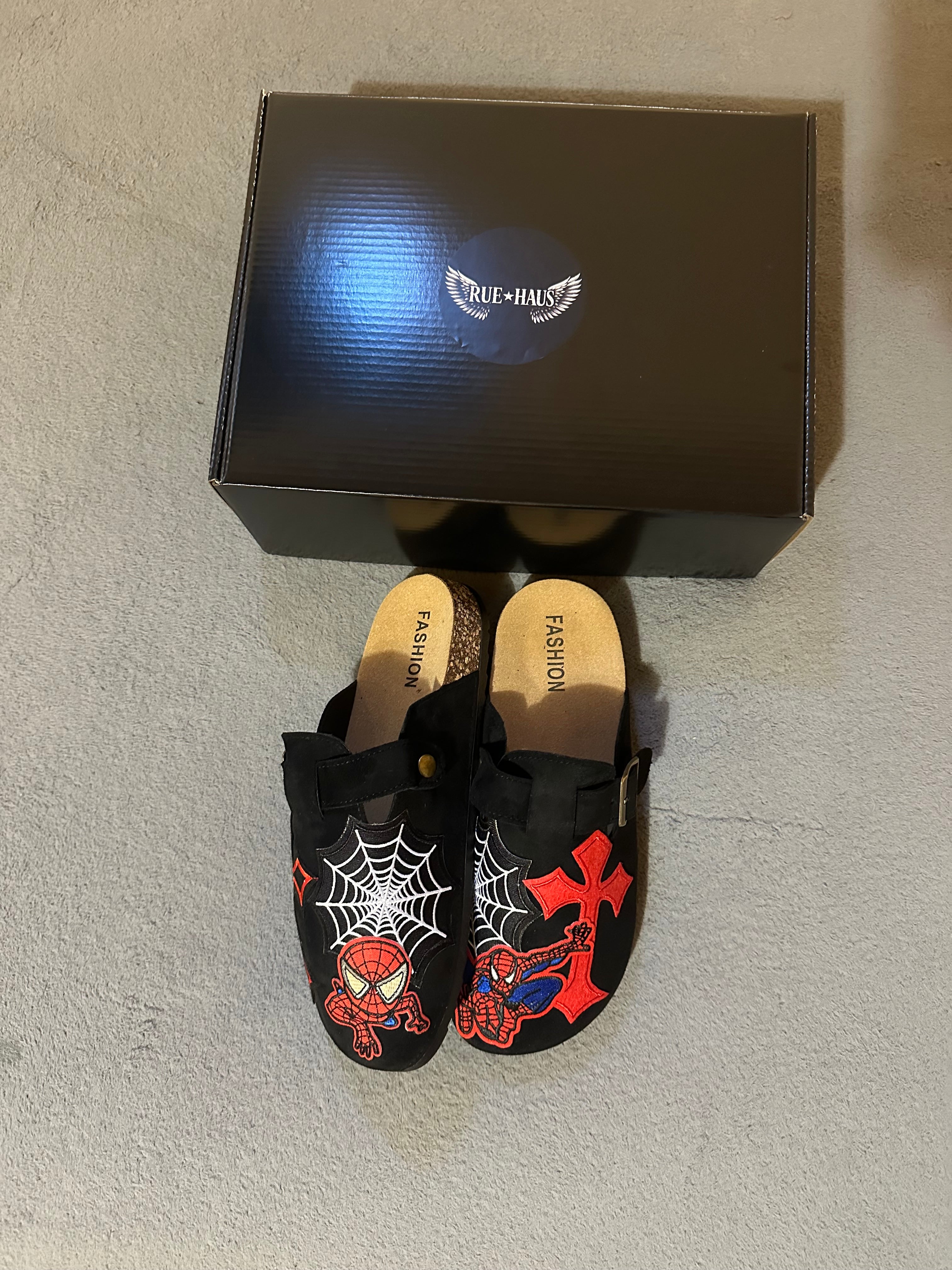 Custom Spider-Man Patch Clogs