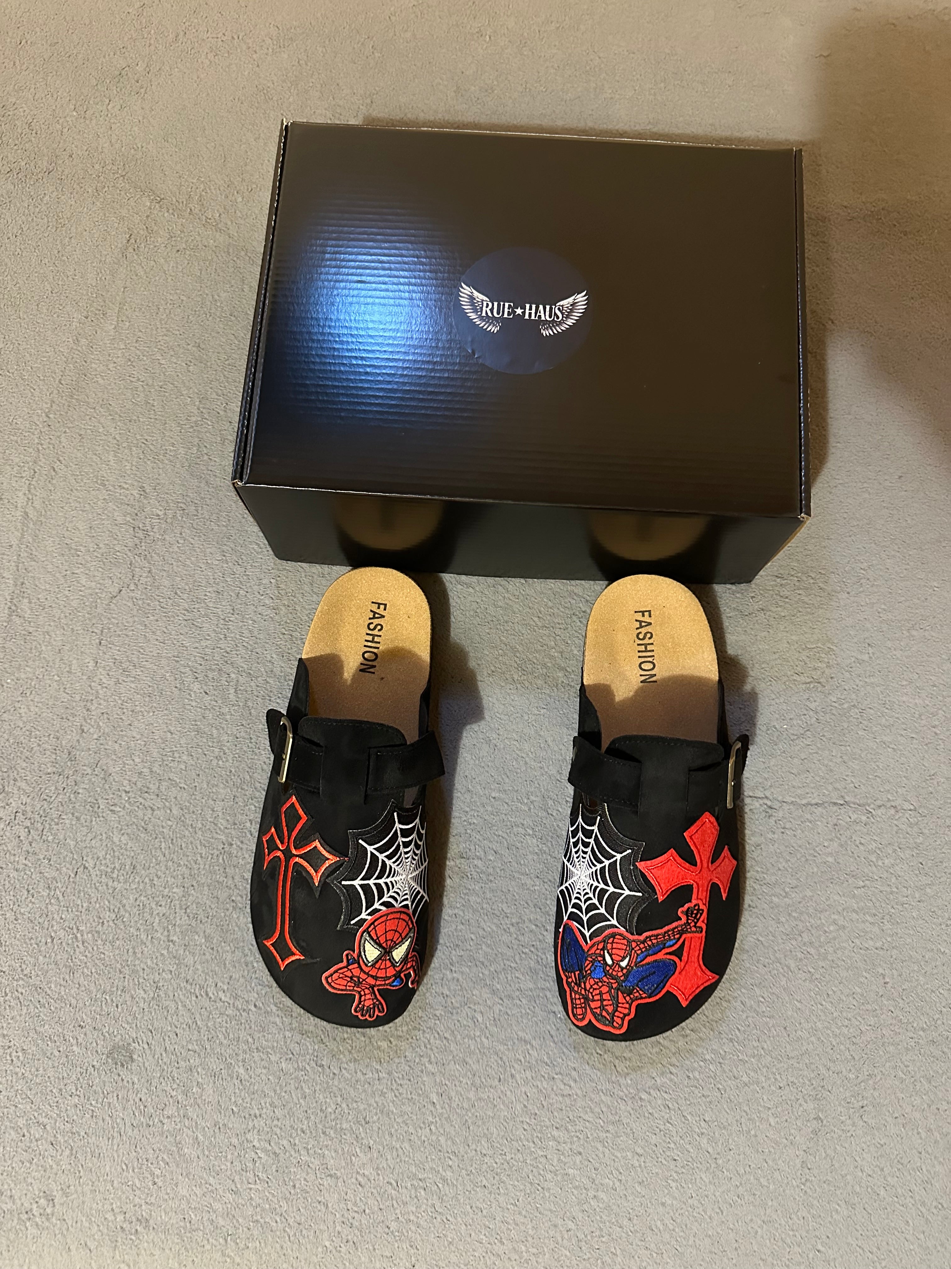 Custom Spider-Man Patch Clogs