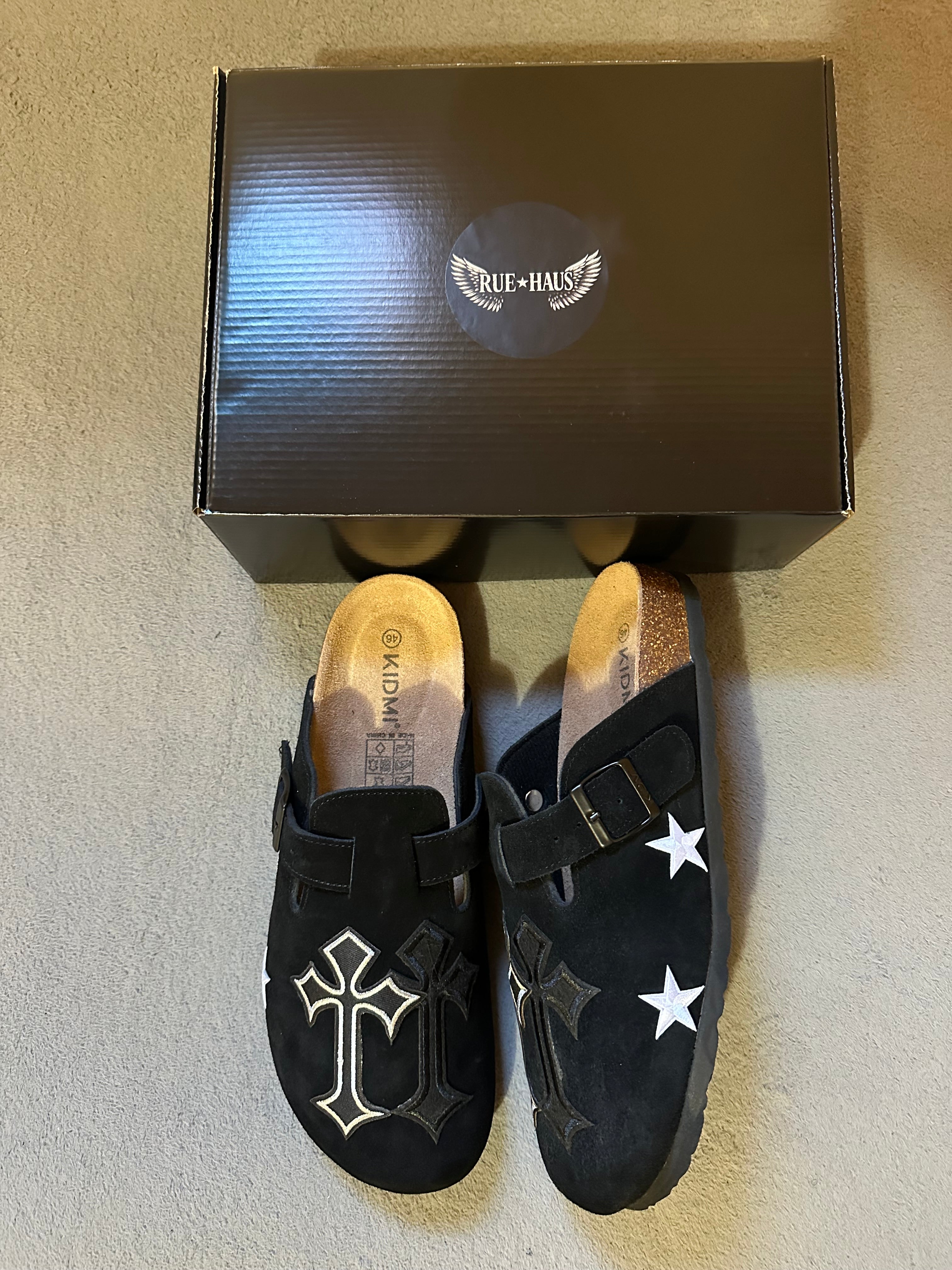 Custom Cross Patch Clogs