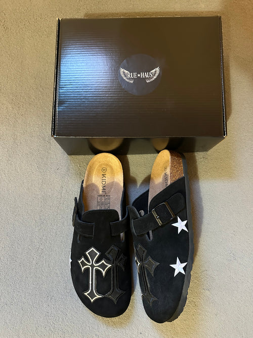Custom Cross Patch Clogs