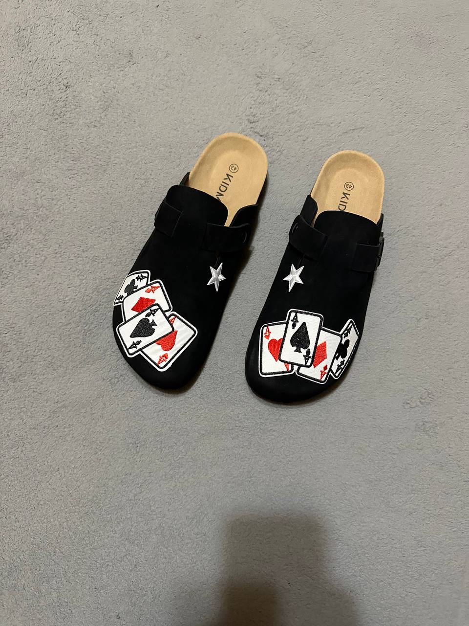 Custom Playing Card Patch Clogs