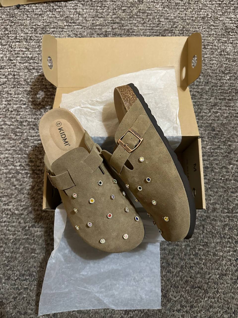 Custom Rhinestone Dot Clogs