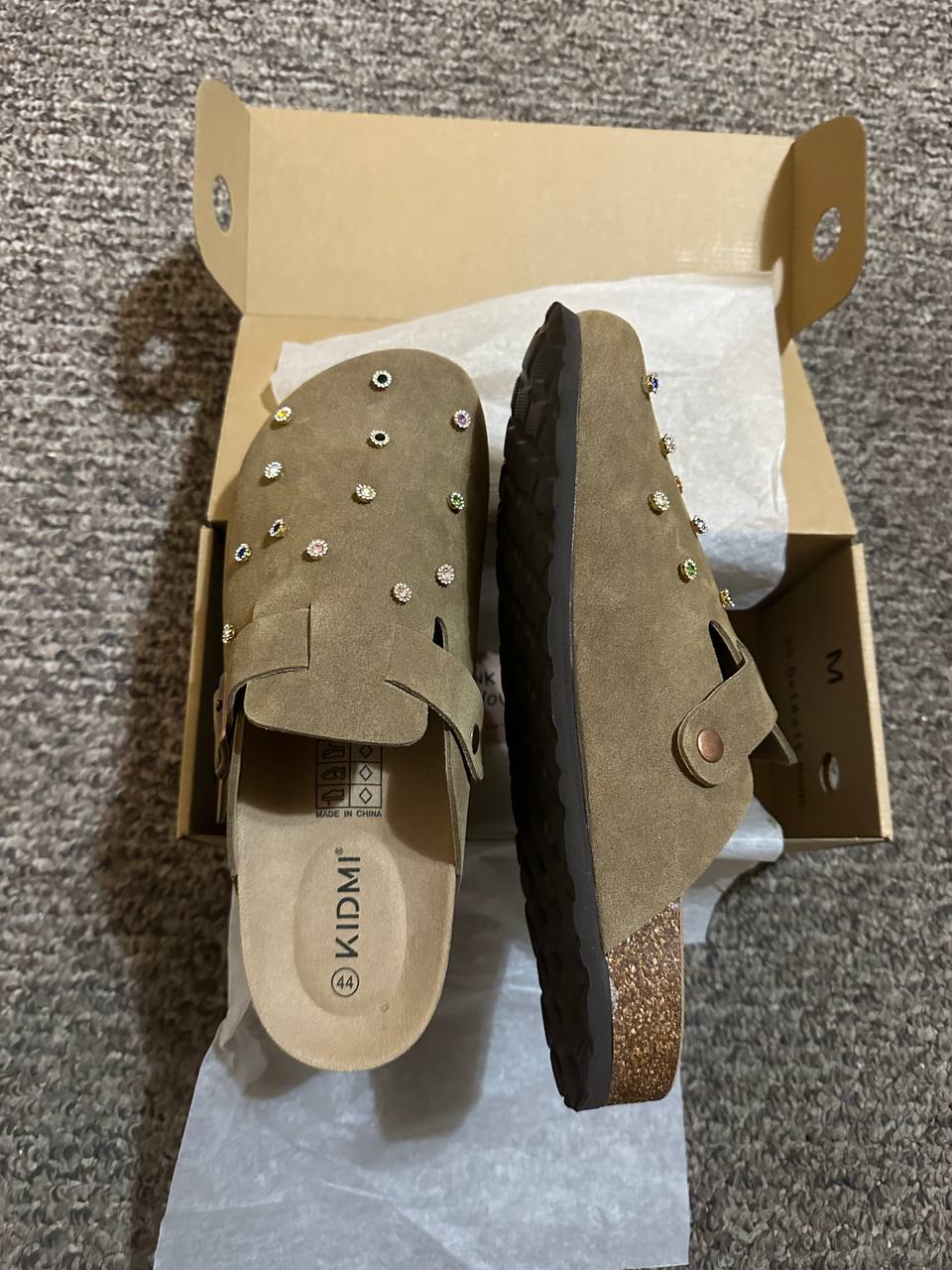 Custom Rhinestone Dot Clogs