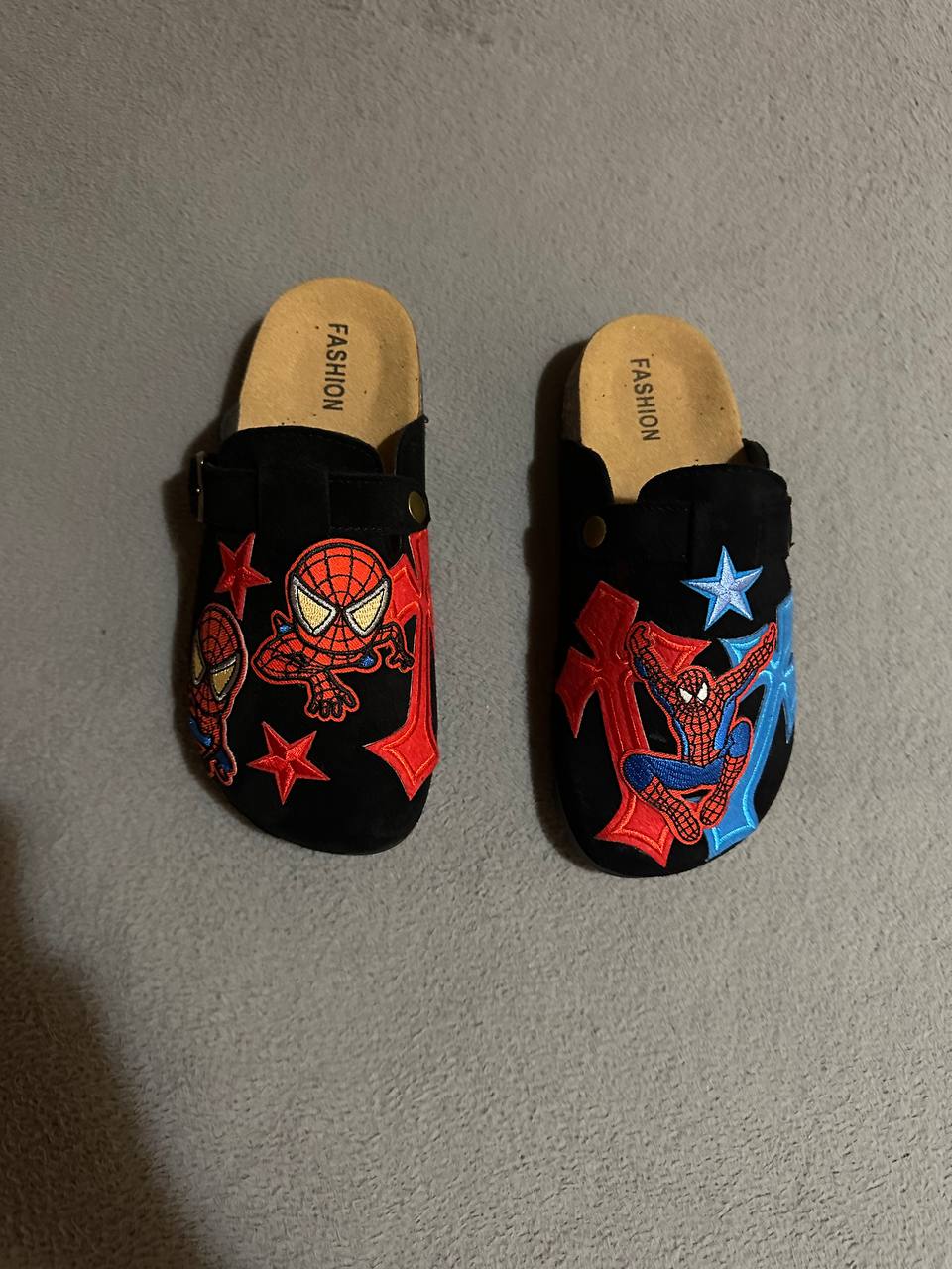 Custom Spider-Man Patch Clogs