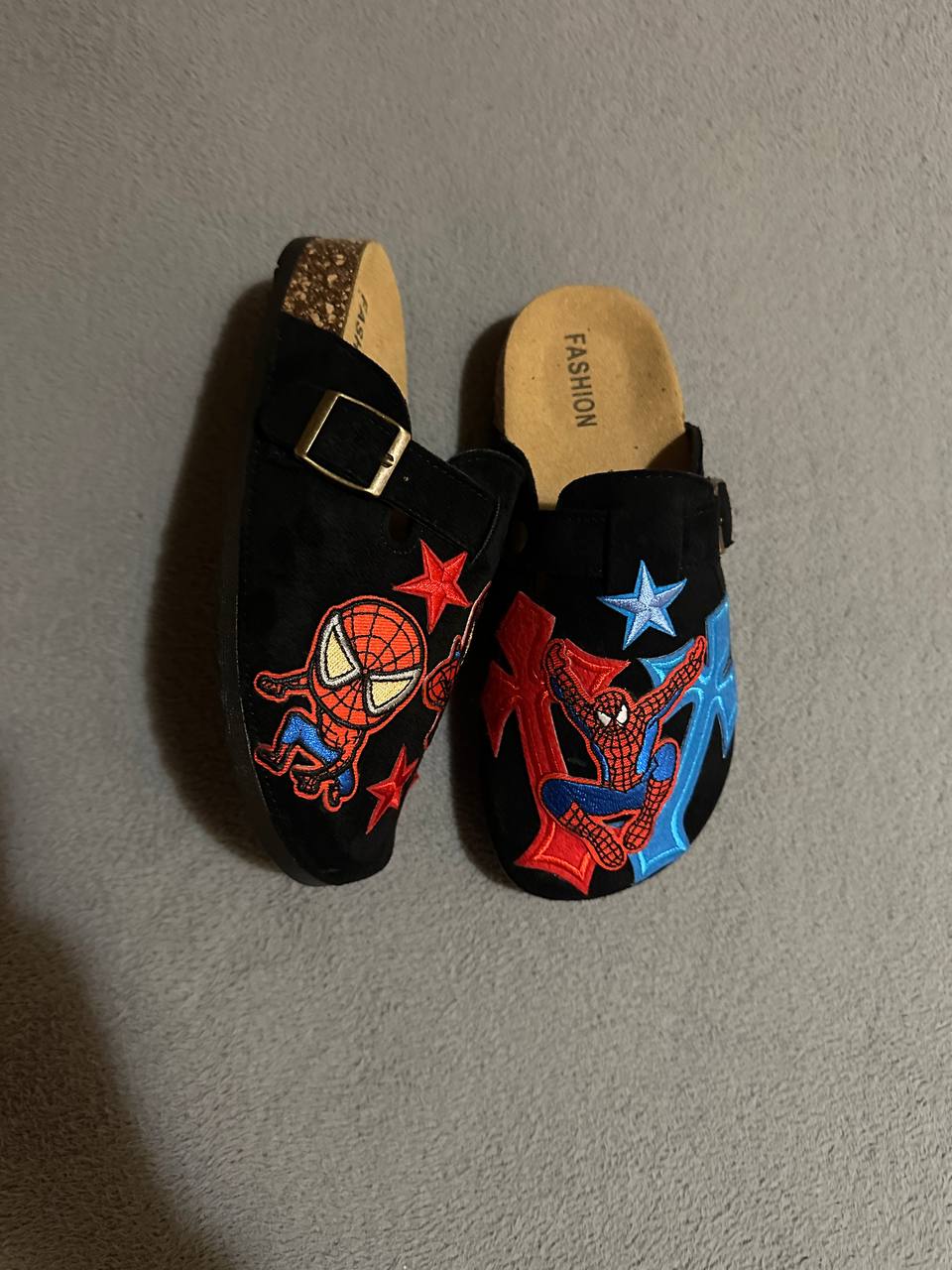 Custom Spider-Man Patch Clogs
