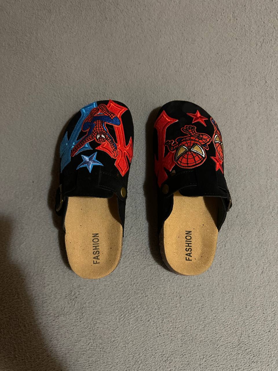 Custom Spider-Man Patch Clogs