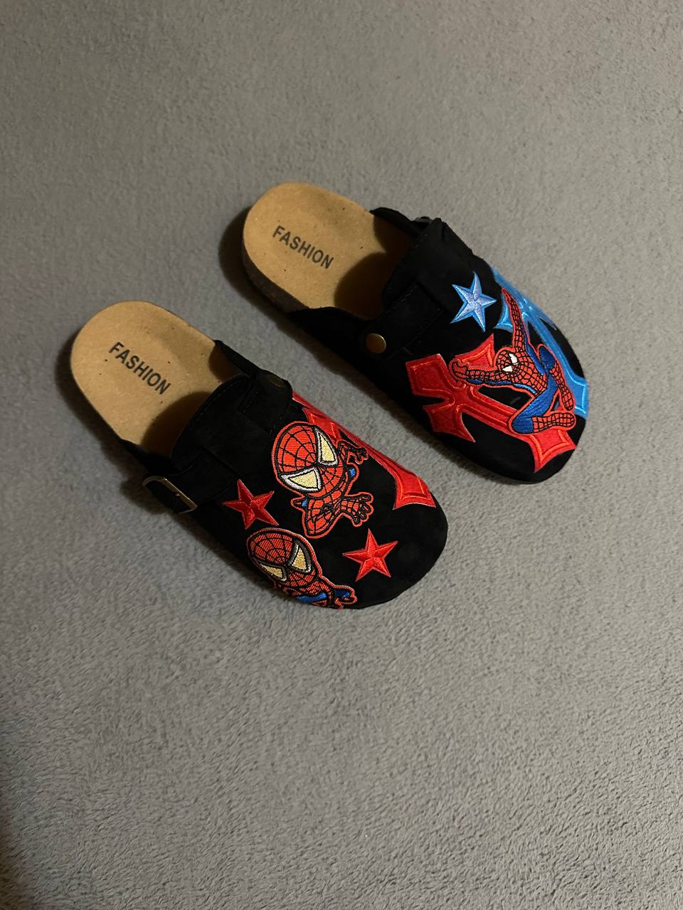 Custom Spider-Man Patch Clogs