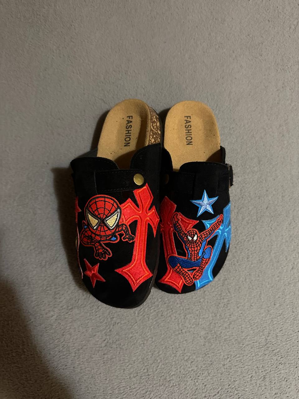 Custom Spider-Man Patch Clogs