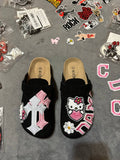 Custom Hello Kitty Pink Cross Clogs