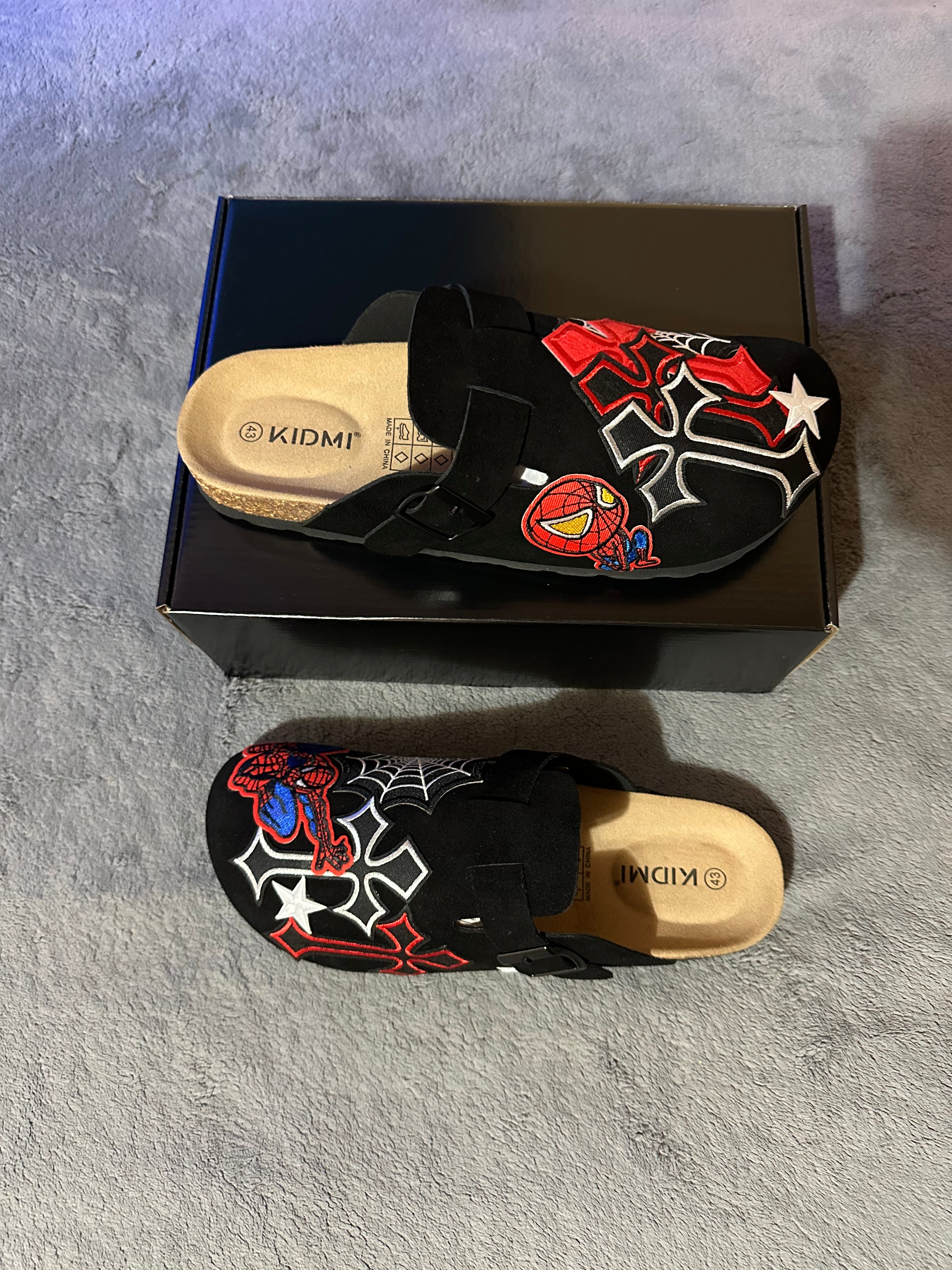 Custom Spider-Man Web Clogs
