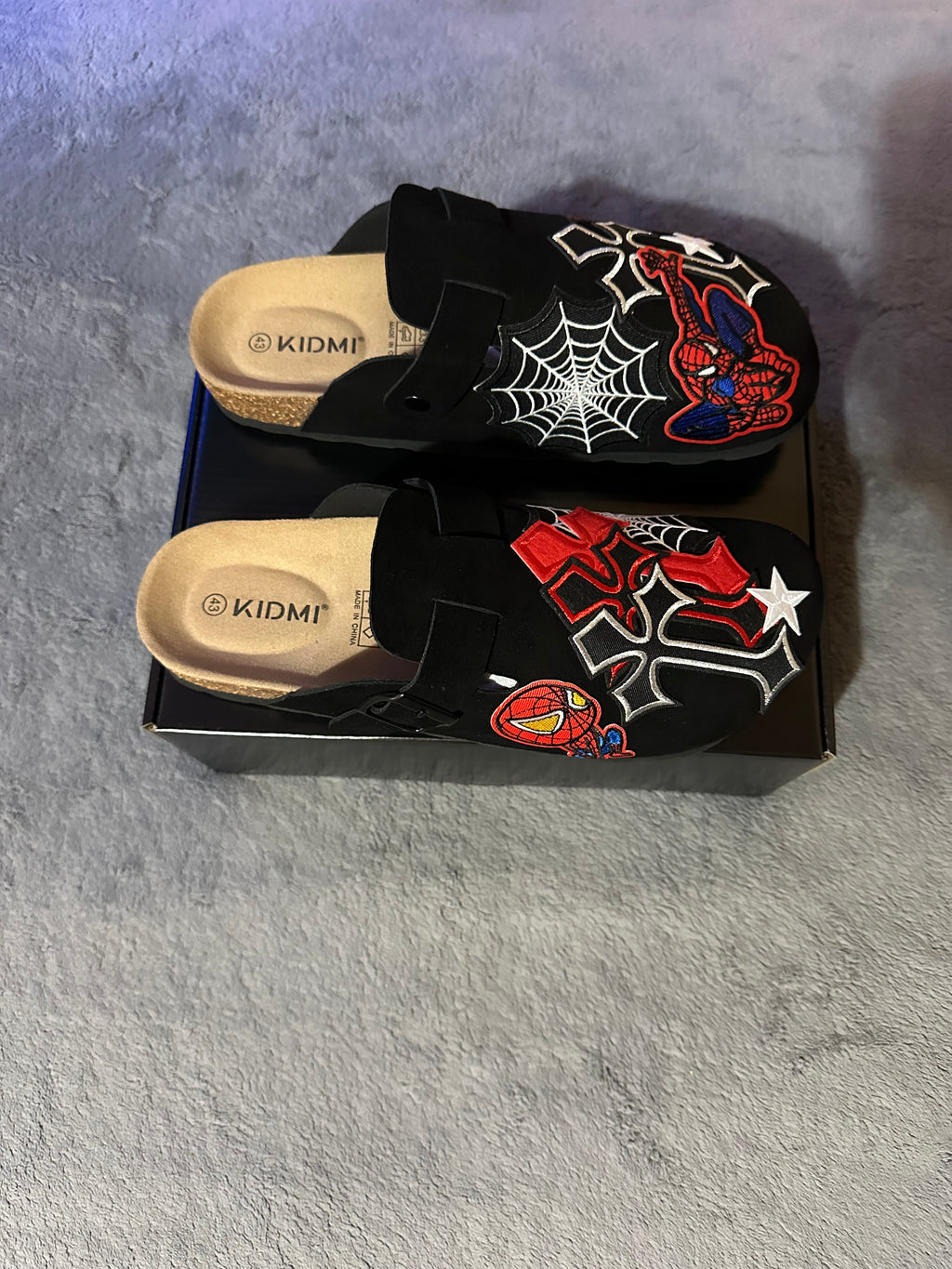 Custom Spider-Man Web Clogs