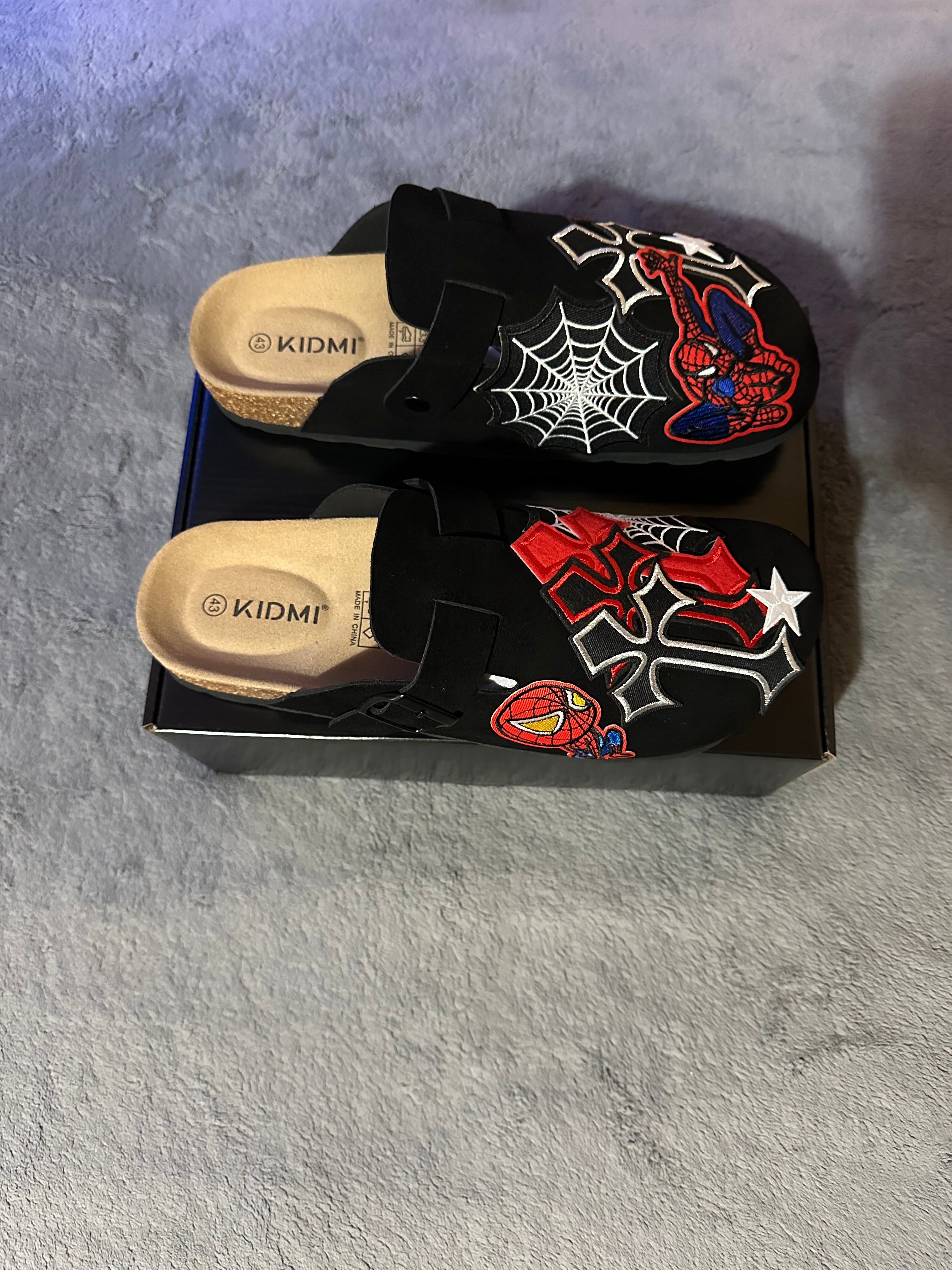 Custom Spider-Man Web Clogs