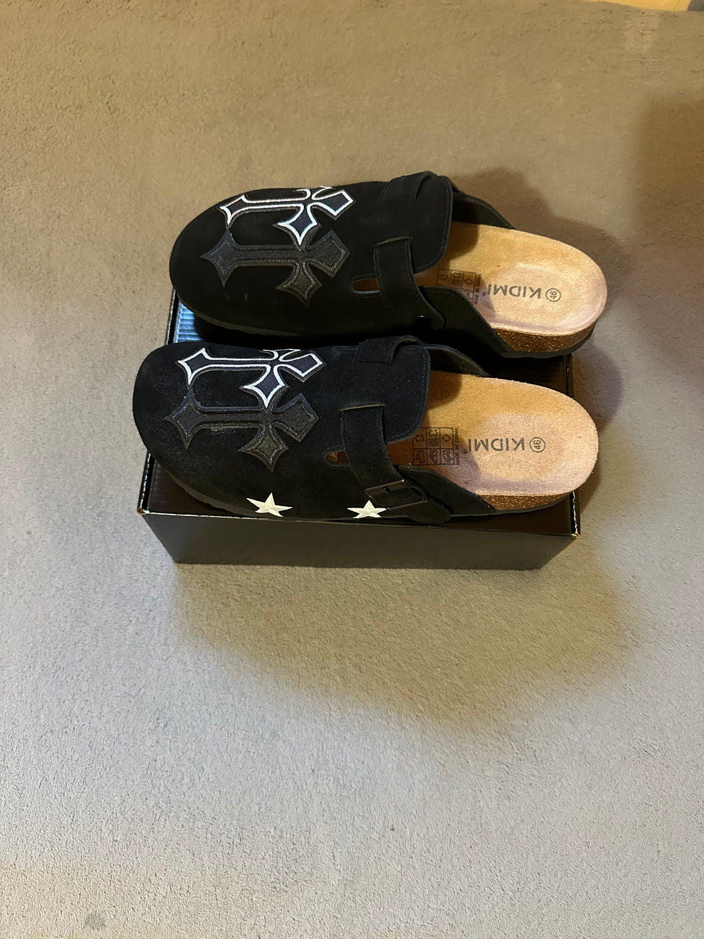 Custom Cross Patch Clogs