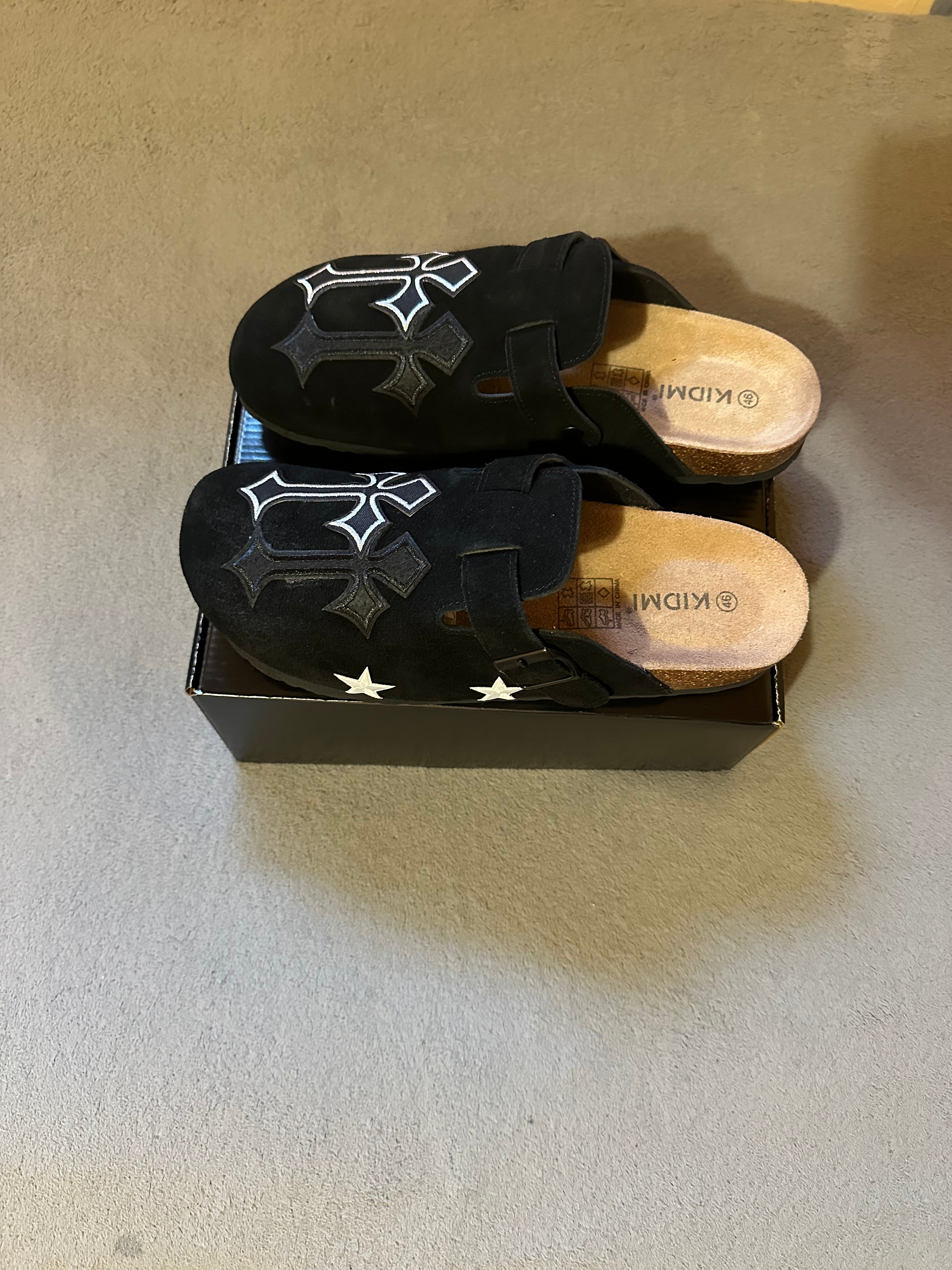 Custom Cross Patch Clogs