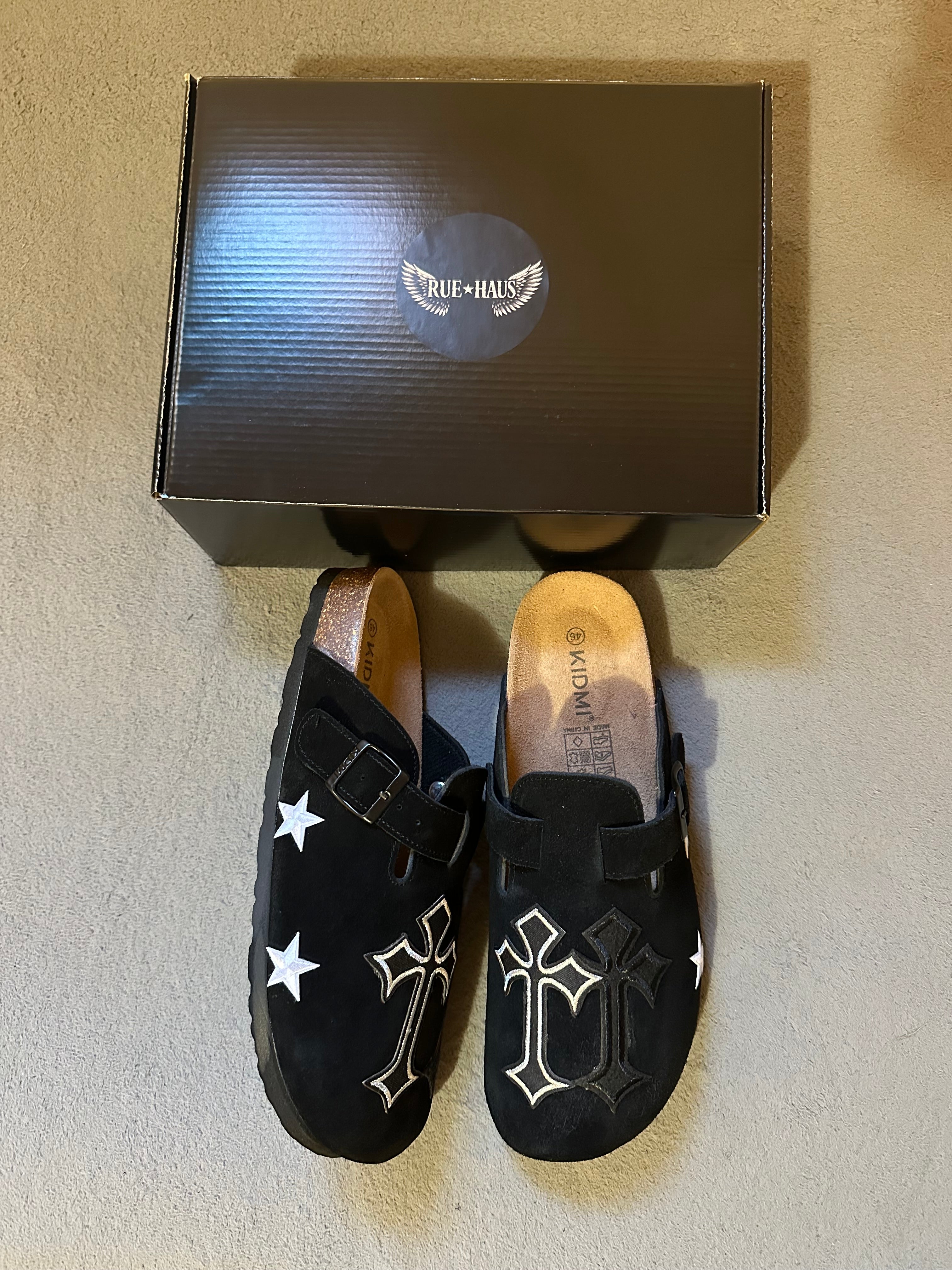 Custom Cross Patch Clogs