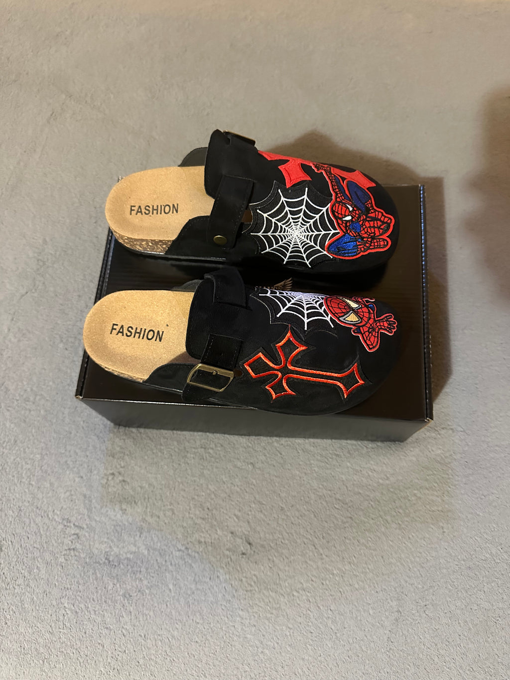 Custom Spider-Man Patch Clogs