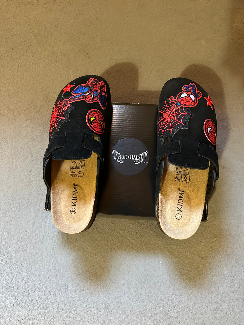 Custom Spider-Man Custom Patch Clogs