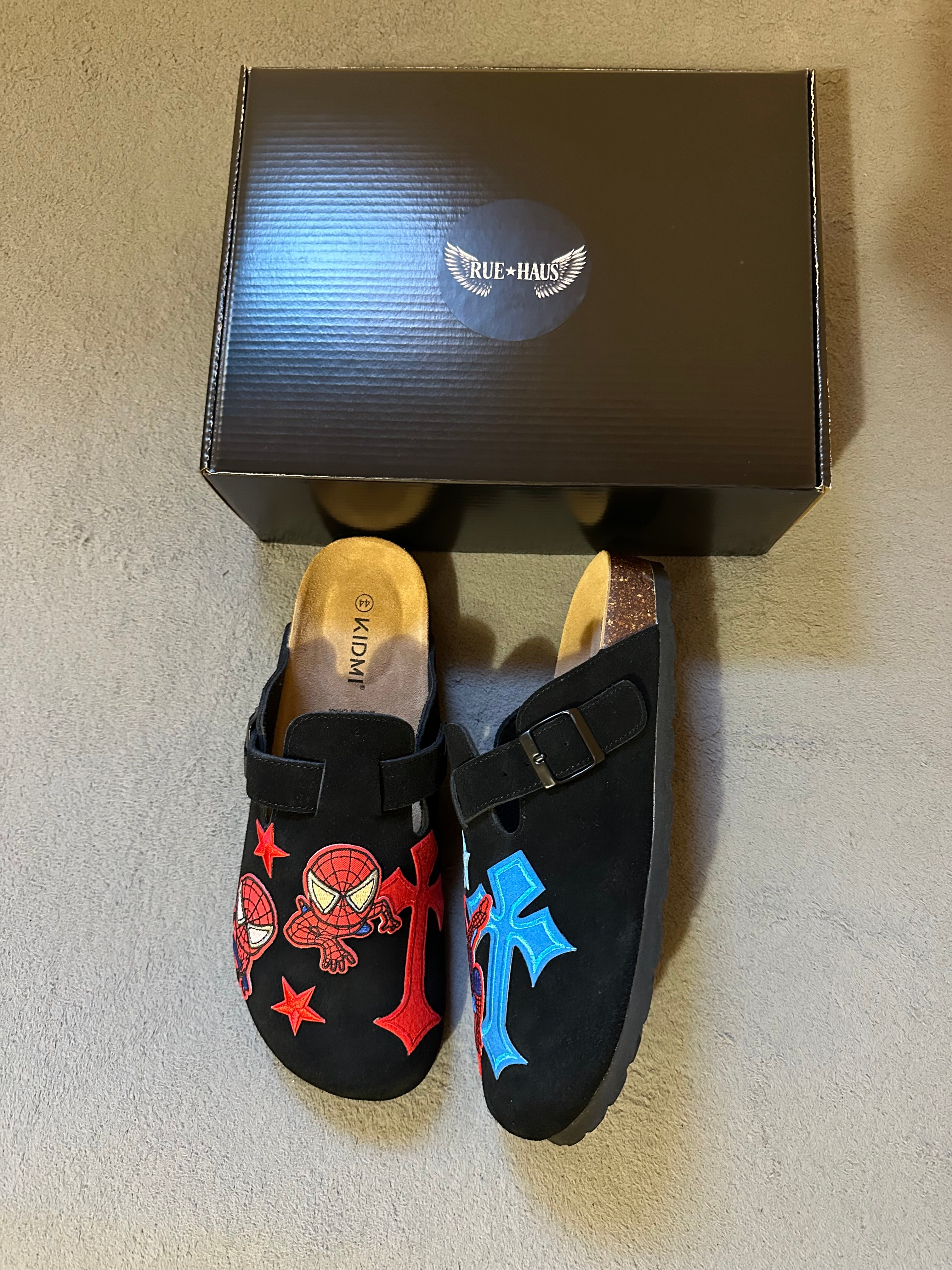 Custom Spider-Man Patch Clogs