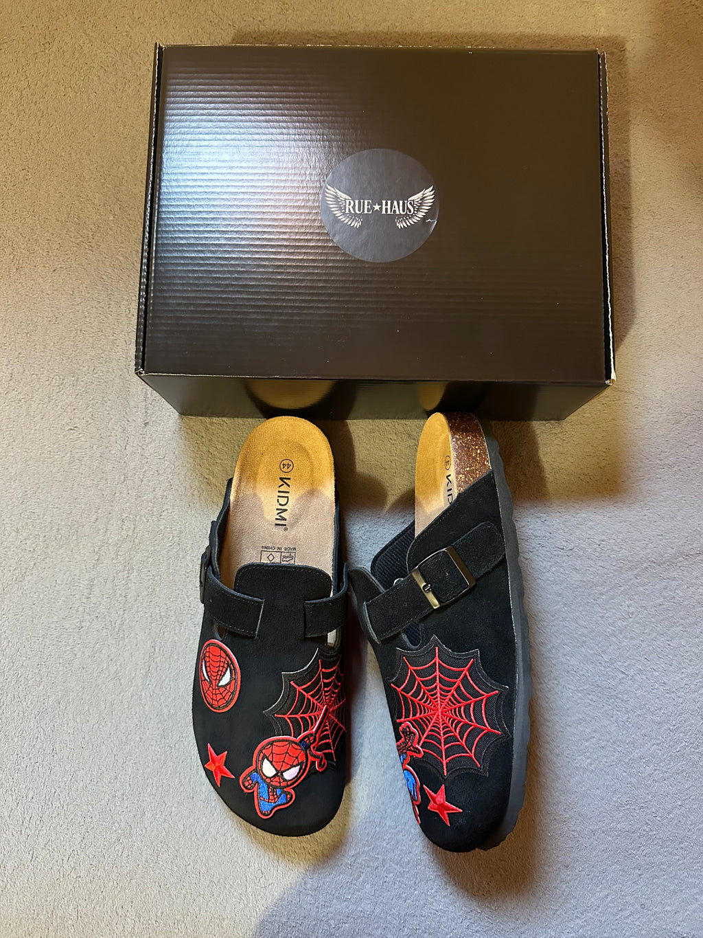 Custom Spider-Man Custom Patch Clogs