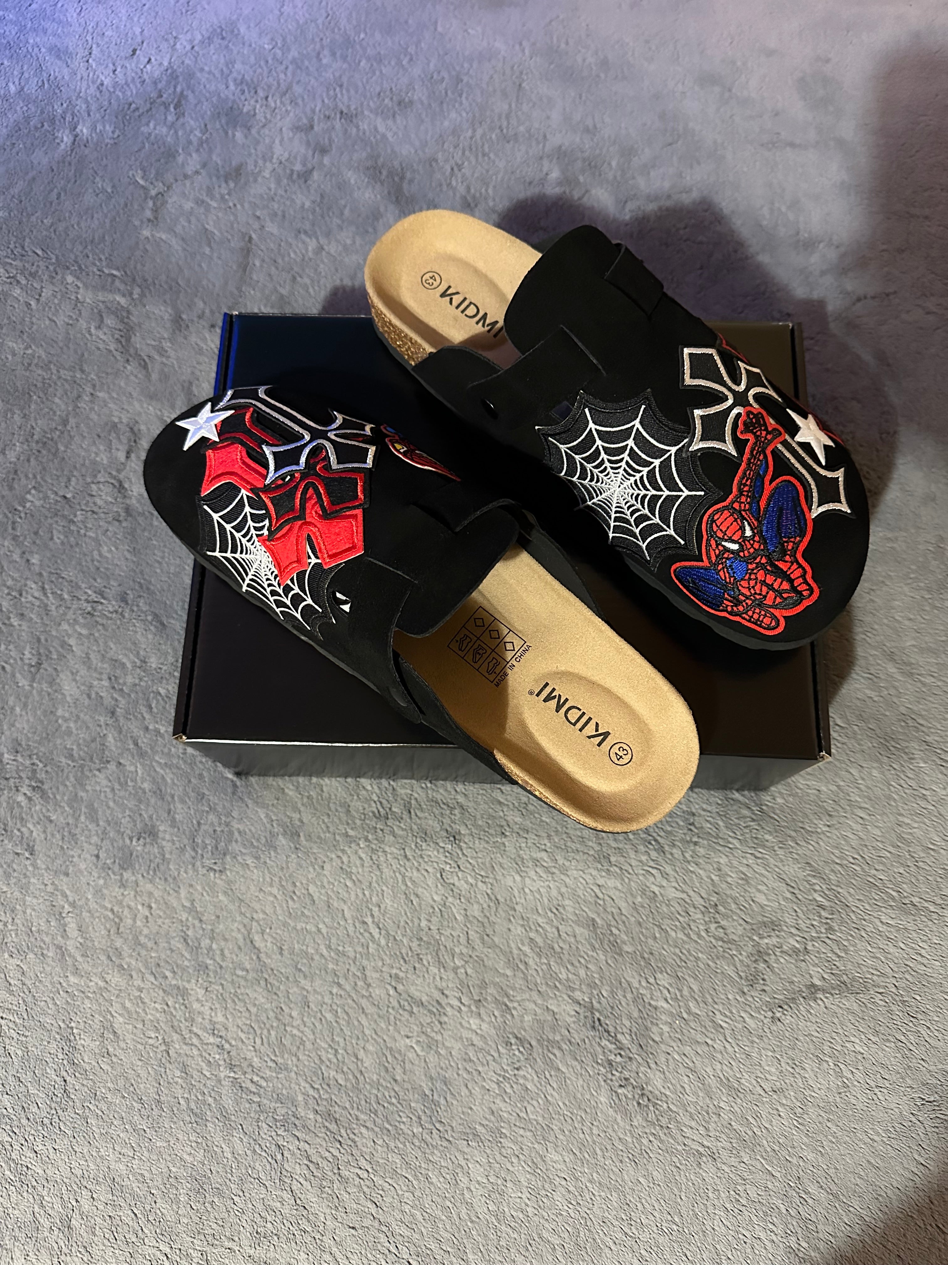 Custom Spider-Man Web Clogs
