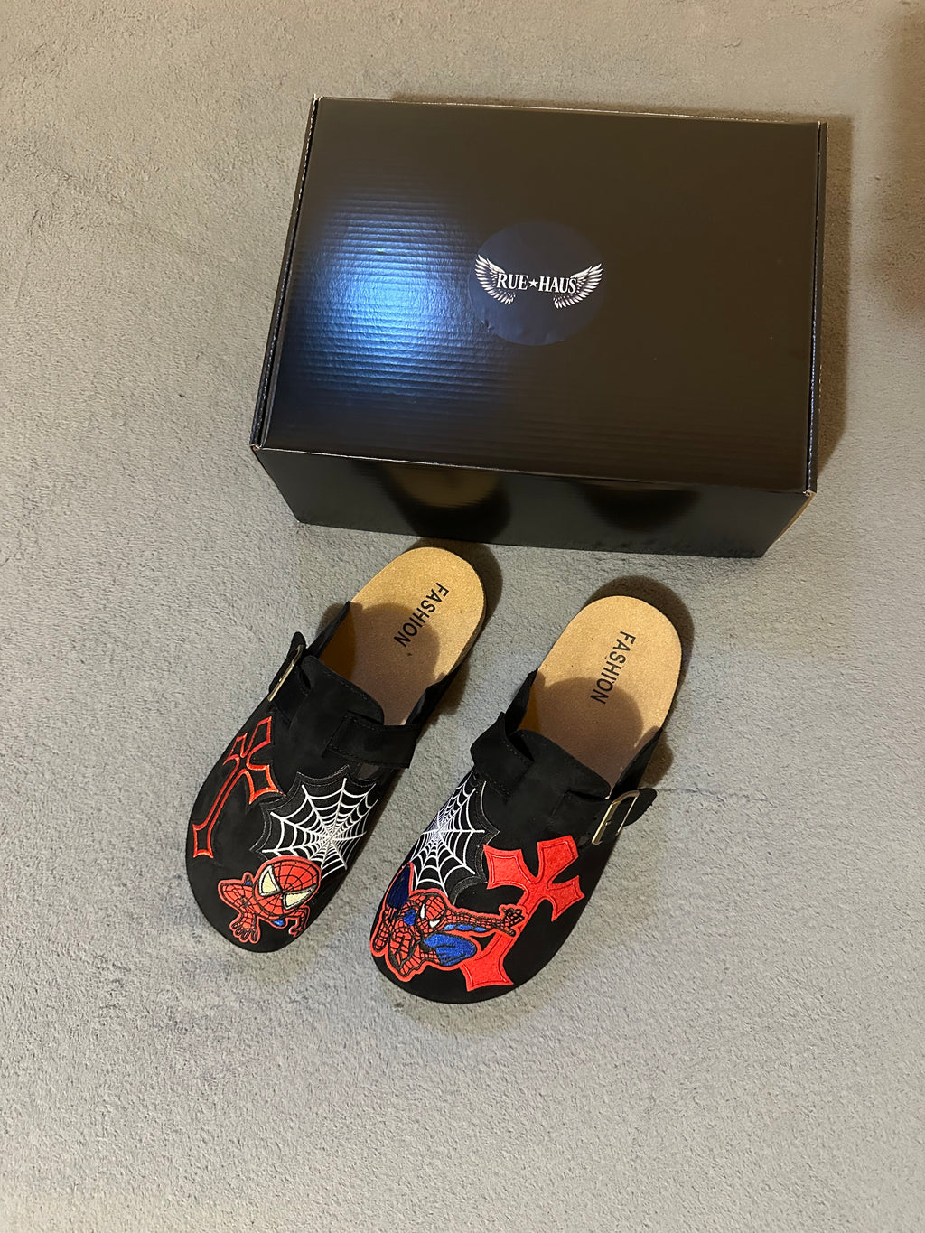 Custom Spider-Man Patch Clogs