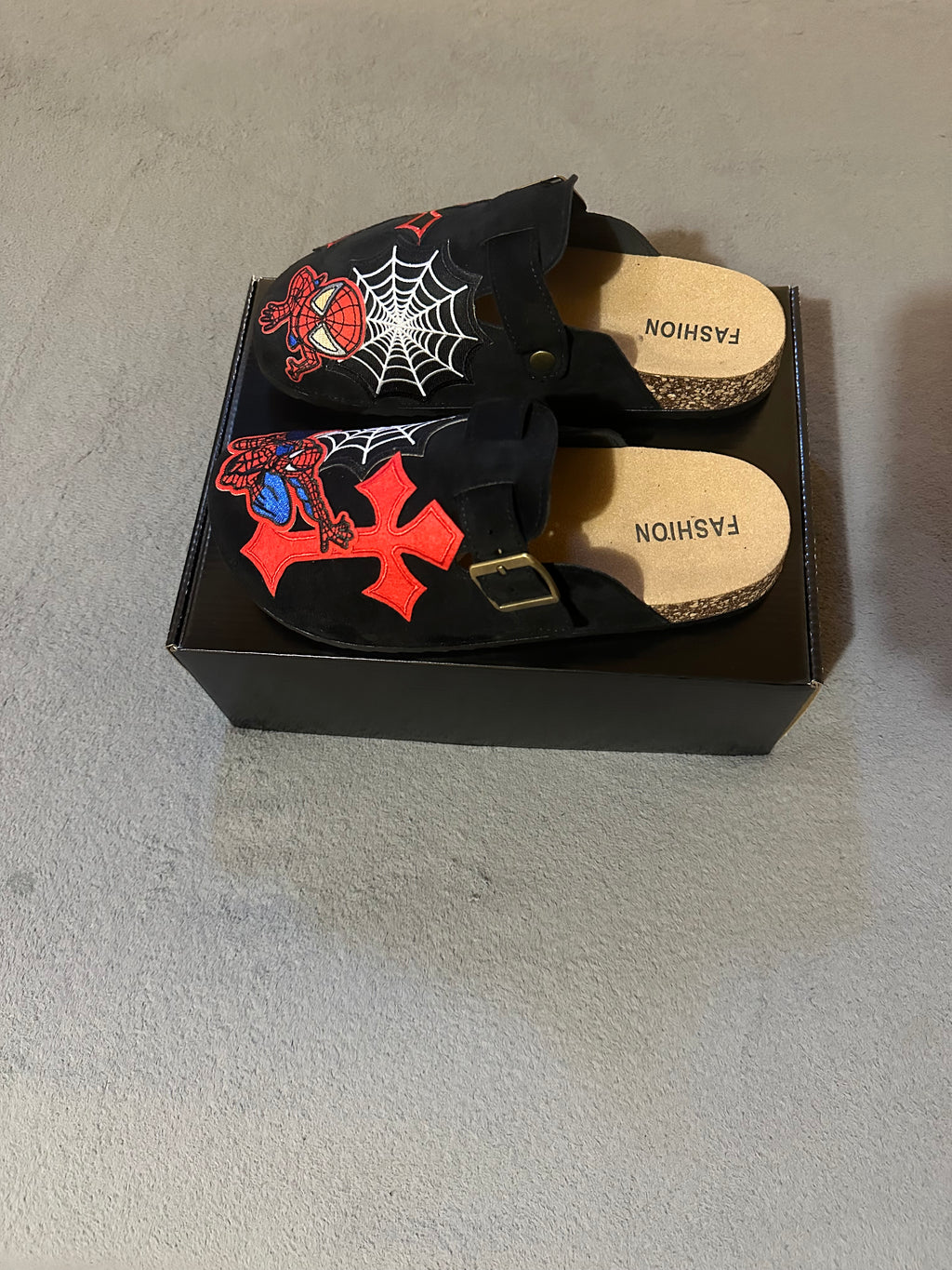 Custom Spider-Man Patch Clogs