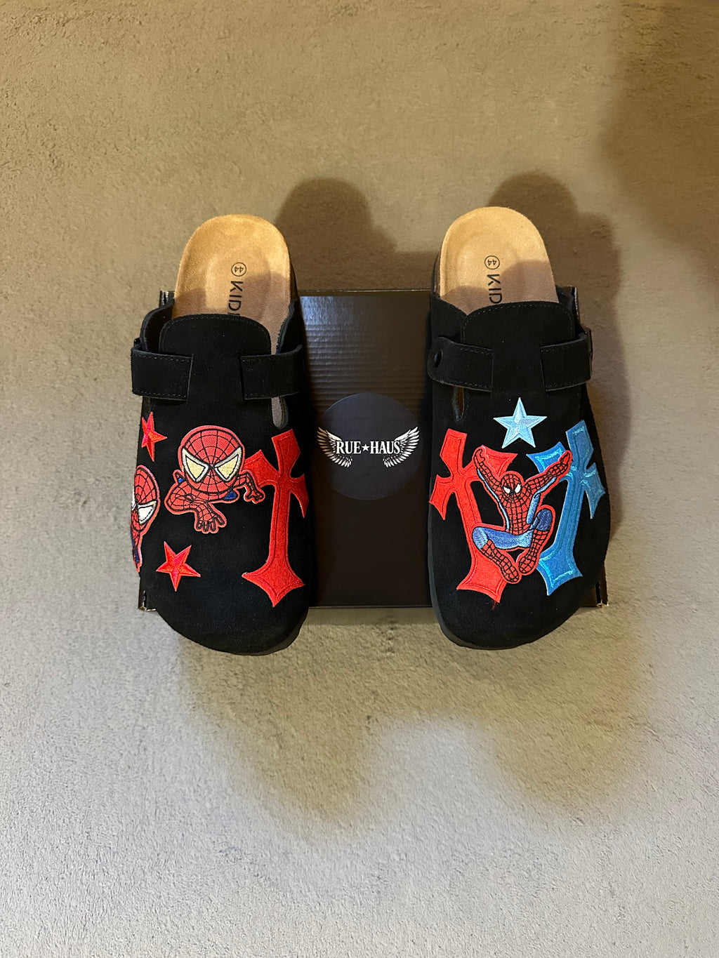 Custom Spider-Man Patch Clogs