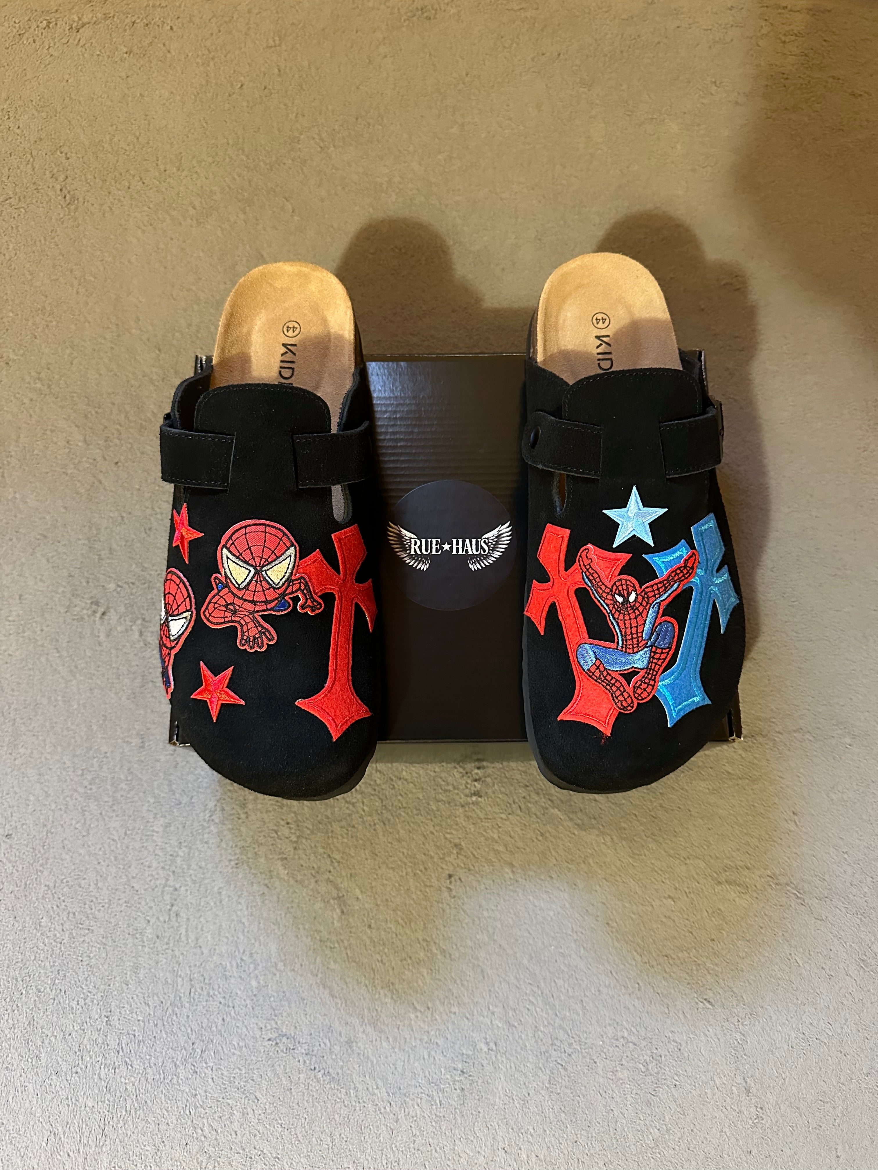 Custom Spider-Man Patch Clogs